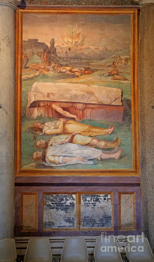 Martyrdom Of Numerous Saints Painting by Cristoforo Roncalli