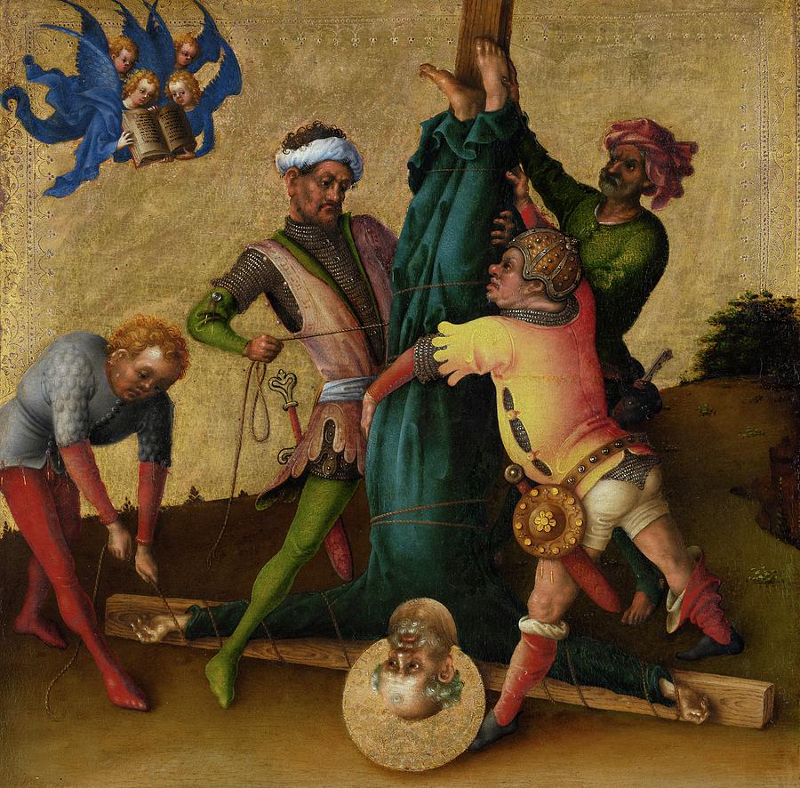 Martyrdom Of St Peter Painting by Stefan Lochner - Pixels