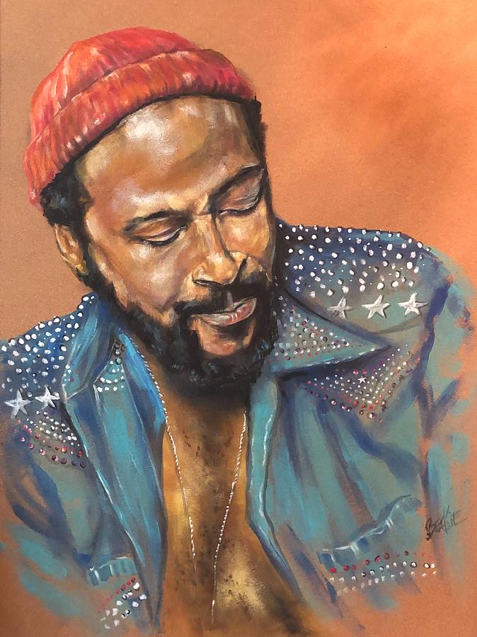 Marvin hotsell Gaye Acrylic Painting