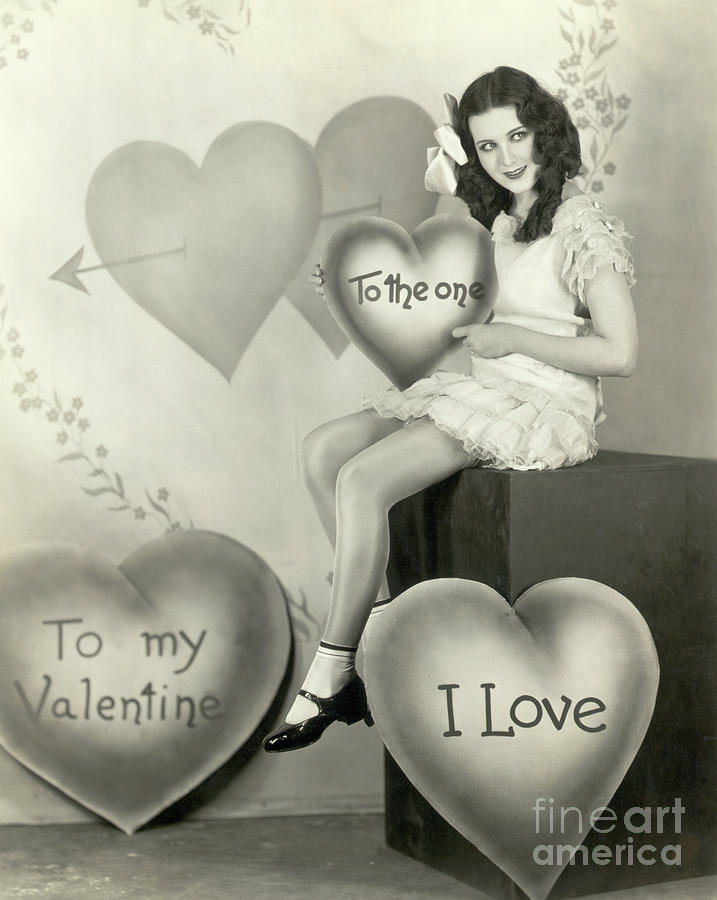 Mary Brian On Valentines Day Photograph by Bettmann