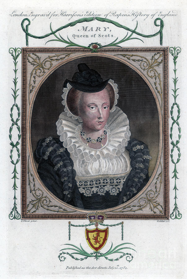 Mary I Of Scotland, Popularly Known Drawing by Print Collector