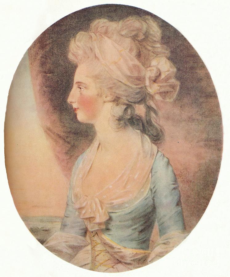 Mary Isabella, Duchess Of Rutland Drawing by Print Collector