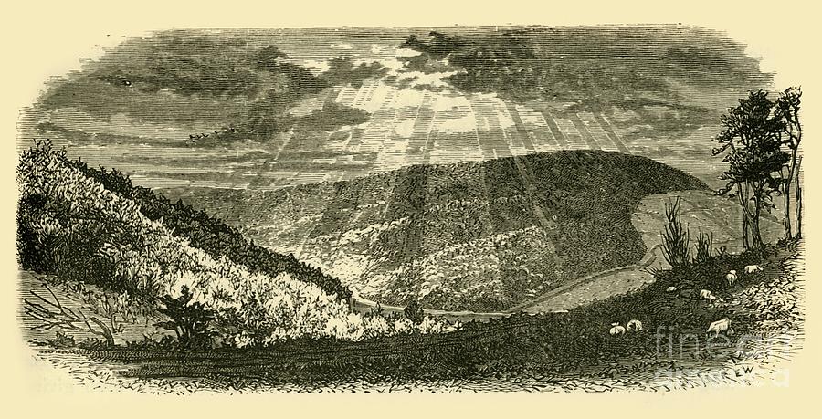 Mary Knoll Valley Drawing by Print Collector