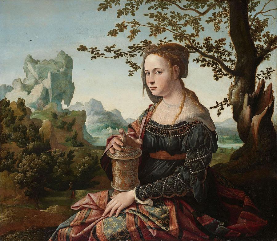 Mary Magdalene. Mary Magdalen. Painting by Jan Van Scorel