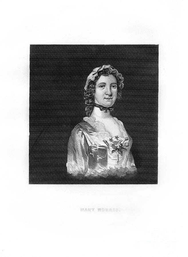 Mary Morris, 1872 Drawing by Print Collector