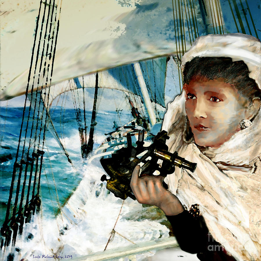 Mary Patten, The Captains Wife Digital Art by Lutz Roland Lehn
