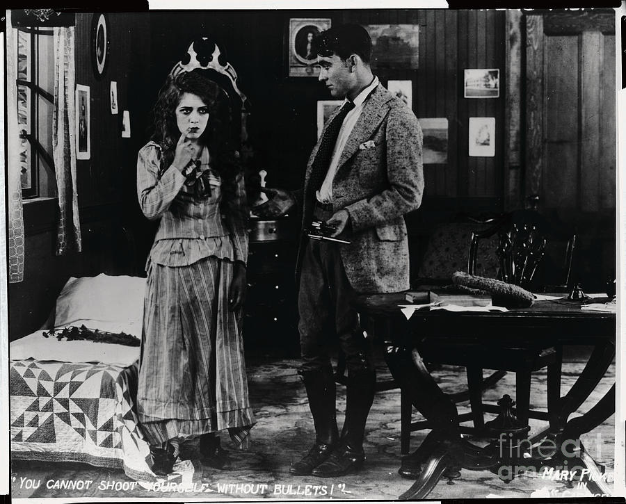 Mary Pickford In Movie Still Photograph by Bettmann