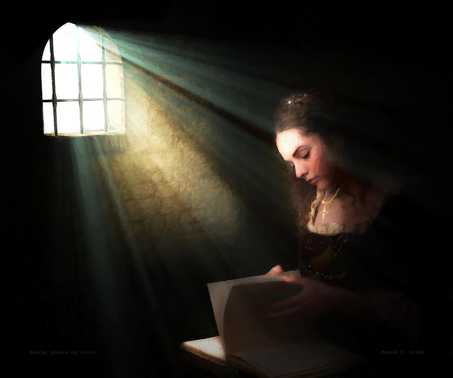 Mary, Queen Of Scots Digital Art by Mark Allen