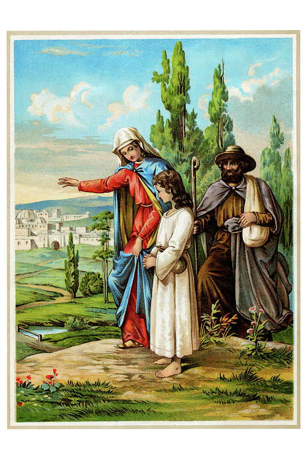 Mary teaching Jesus Painting by Unknown Mary teaching Jesus Painting by Unknown