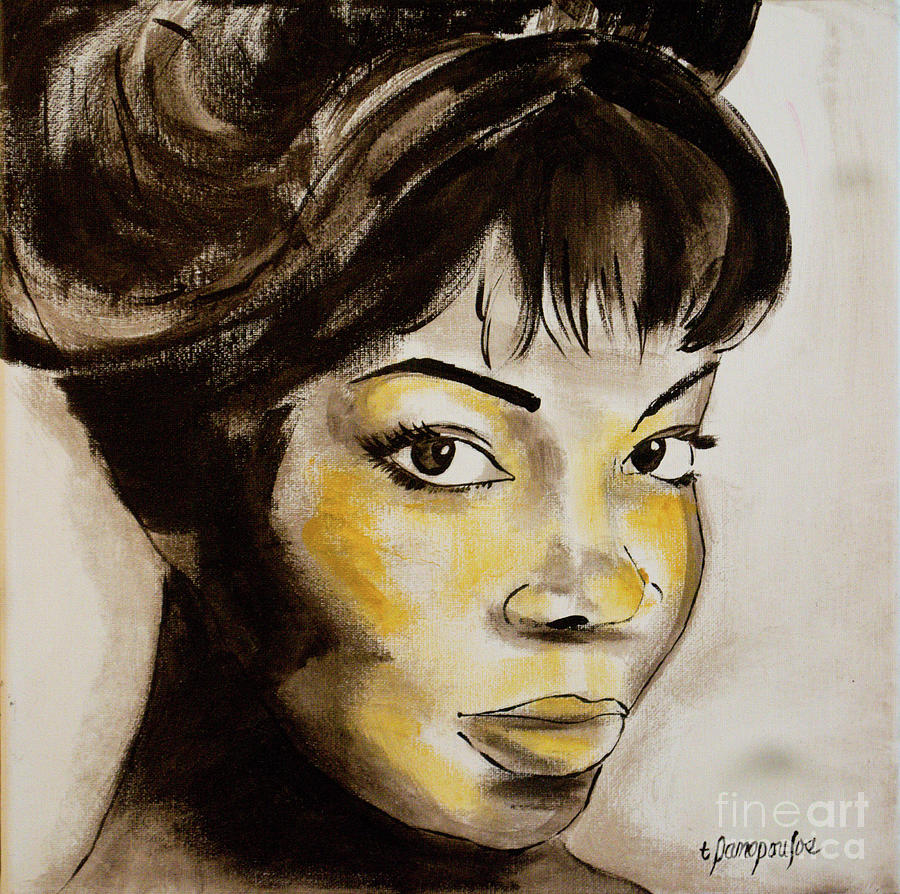 Detroit Painting - Mary Wells by Patricia Panopoulos