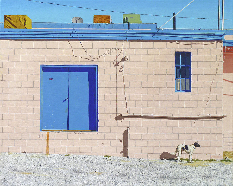 Dog Painting - MAS Perro by Michael Ward