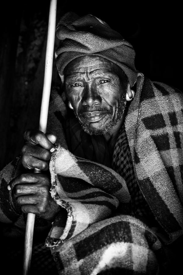 Masai Chief Photograph by Goran Jovic