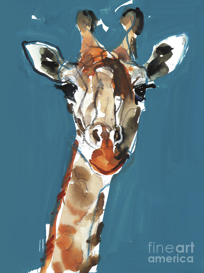 Masai Giraffe, 2018 Mixed Media by Mark Adlington