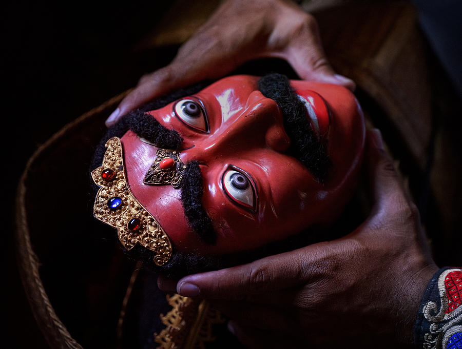 Mask Of Balinese Dancer Photograph by Relita I Sawardiman