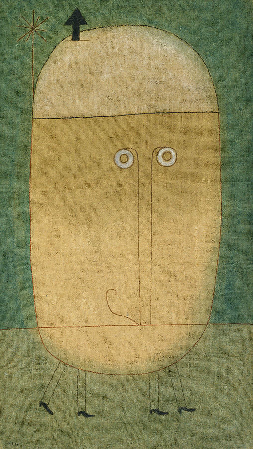 Paul Klee Painting - Mask of Fear, 1932 by Paul Klee
