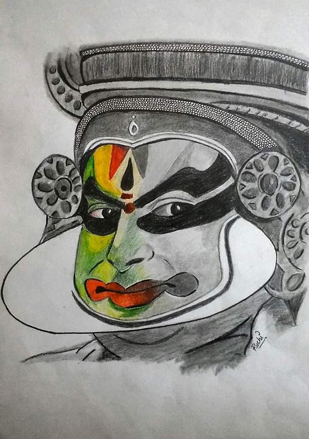 Kathakali, free hand, Onam, spices, kerala, fotolia, fresh, Dance, painted,  visual Arts | Anyrgb