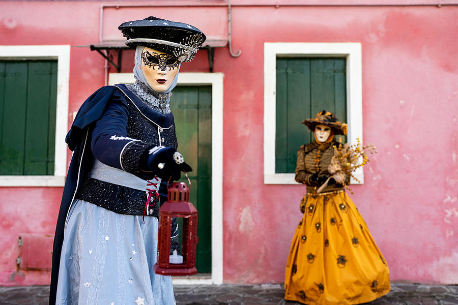 Masks In Venezia Photograph by Barak Shacked