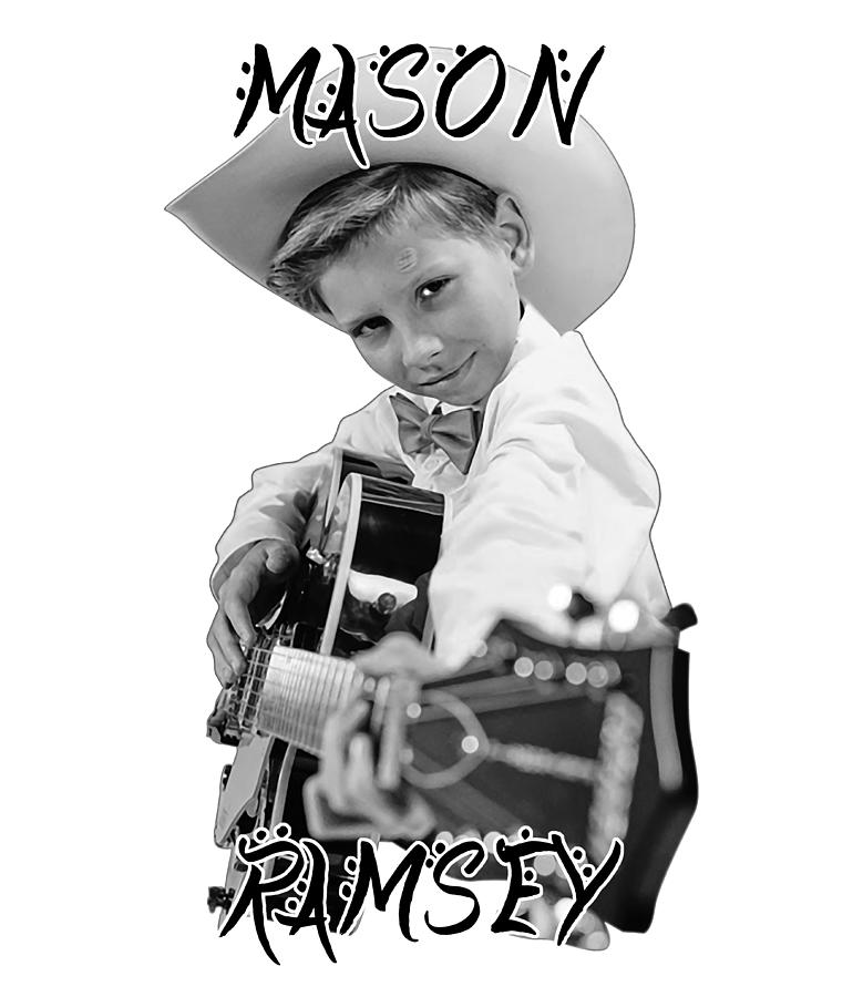 Kenny Chesney Drawing - Mason Ramsey Singer by Kelly Leaa