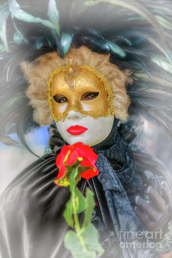 Masquerade Carnevale  Photograph by David Zanzinger