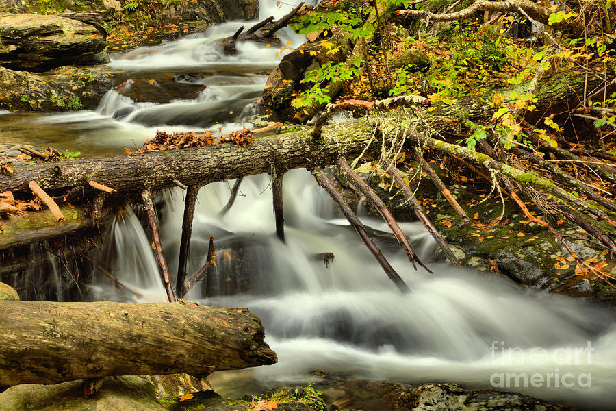Massachusetts Sanderson Brook Falls Photograph by Adam Jewell