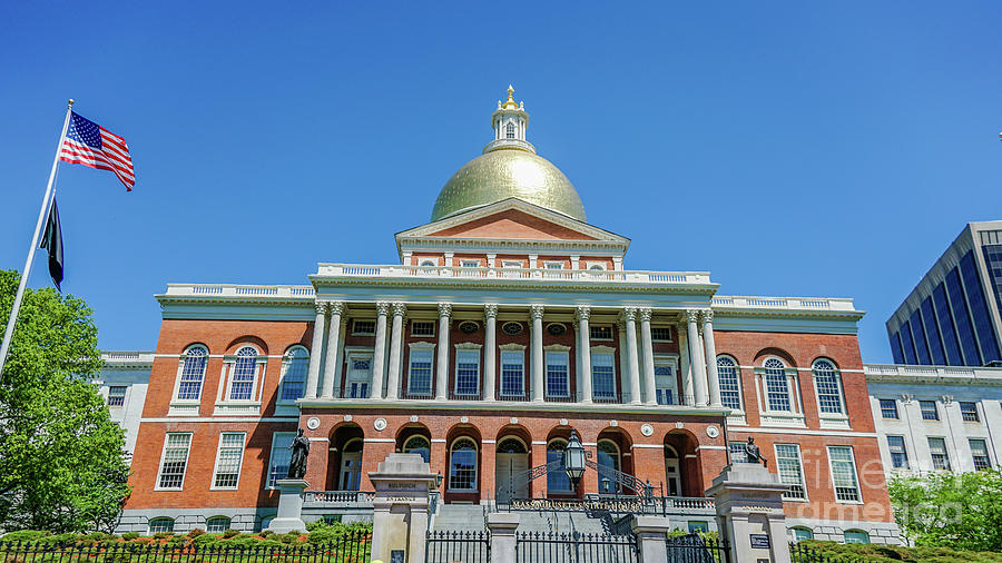 Massachusetts State House Photograph by Claudia M Photography