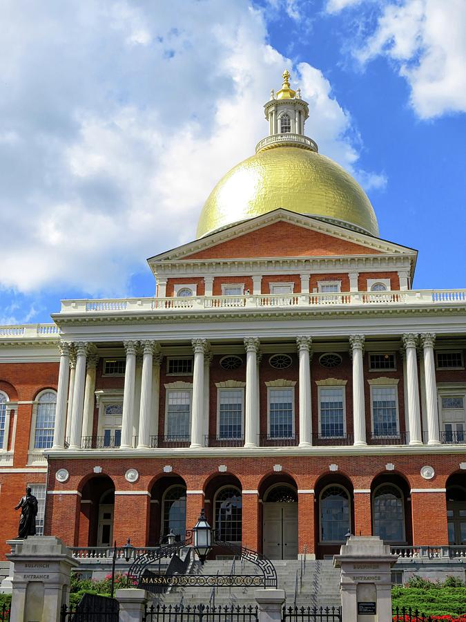 Massachusetts State House Photograph by Connor Beekman