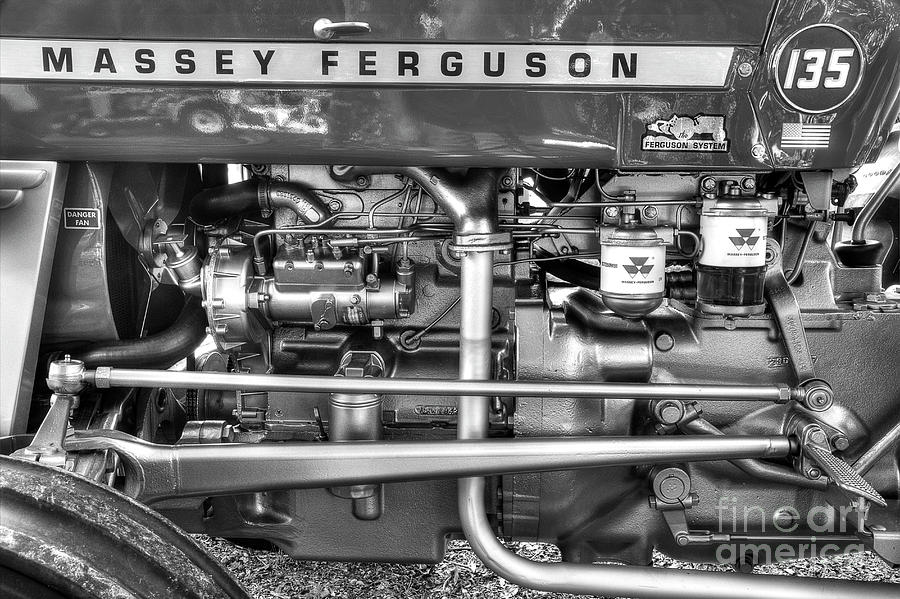 Massey Engine Photograph by Mike Eingle