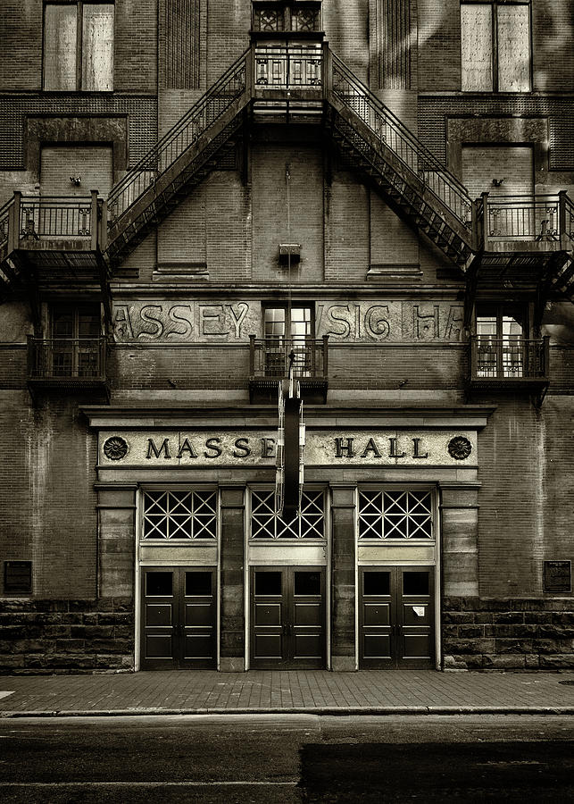 Architecture Photograph - Massey Hall No 1 Toned Version by Brian Carson