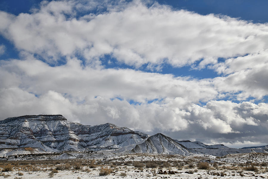 Massive Cloud Banks over Book Cliffs Photograph by Ray Mathis
