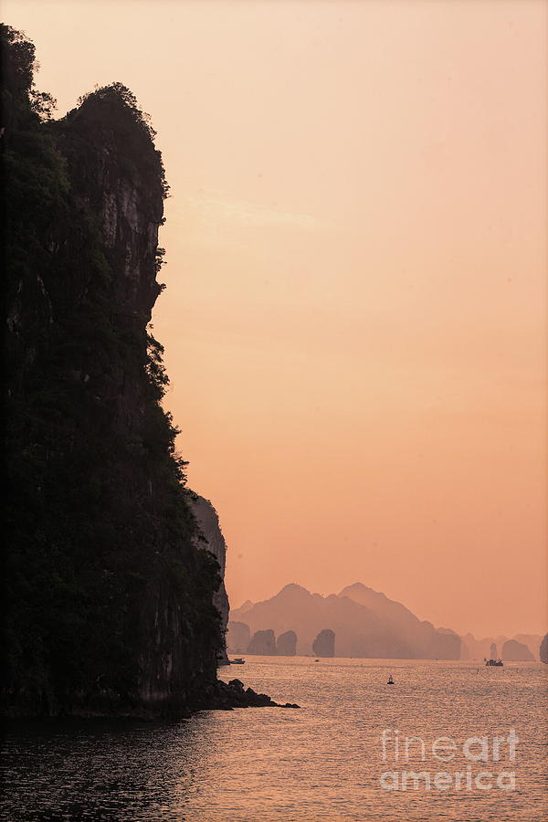 Massive Limestone Asia Vietnam  Photograph by Chuck Kuhn