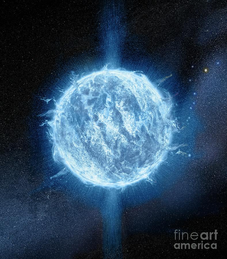 Massive Neutron Star Photograph by Henning Dalhoff/science Photo Library