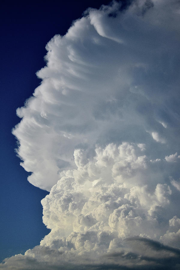 Massive Thunderhead over NE-CO Border Photograph by Ray Mathis