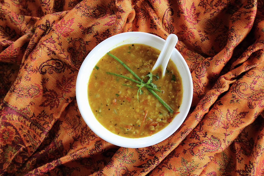 Massur Dal red Lentil Stew, India Photograph by Susanna Rosn