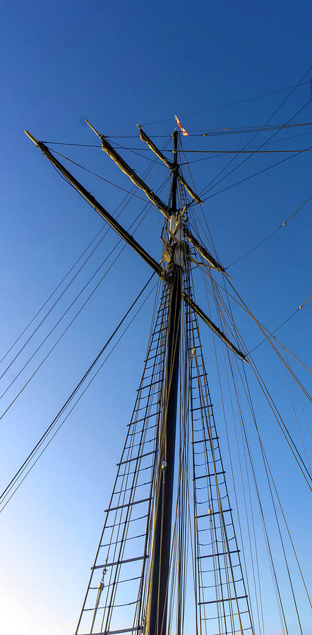 Mast and Rigging Photograph by Cathy Anderson