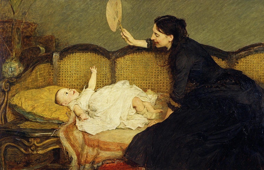 William Quiller Orchardson Painting - Master Baby, 1886 by William Quiller Orchardson