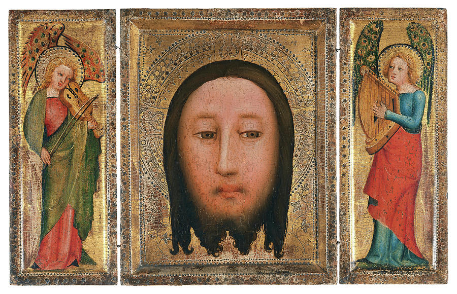 Master Bertram -Minden -?-, ca. 1330/40-Hamburg, 1414/15-. Triptych of The Holy Face -ca. 1390 - ... Painting by Master Bertram -1340-c 1415-