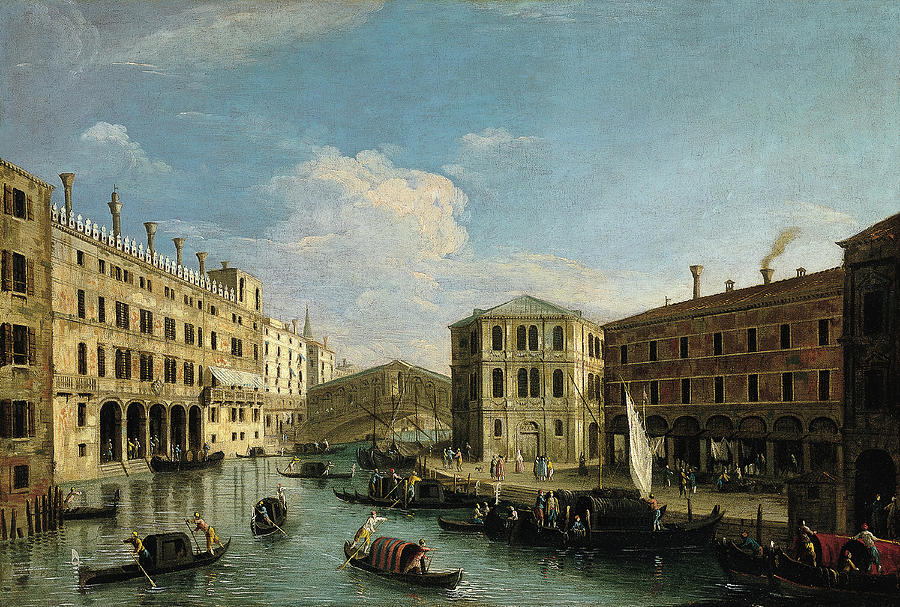 Master of the Langmatt Foundation Views -Active in Venice in the second quarter of 18th century-.... Painting by Master of the Langmatt Foundation Views