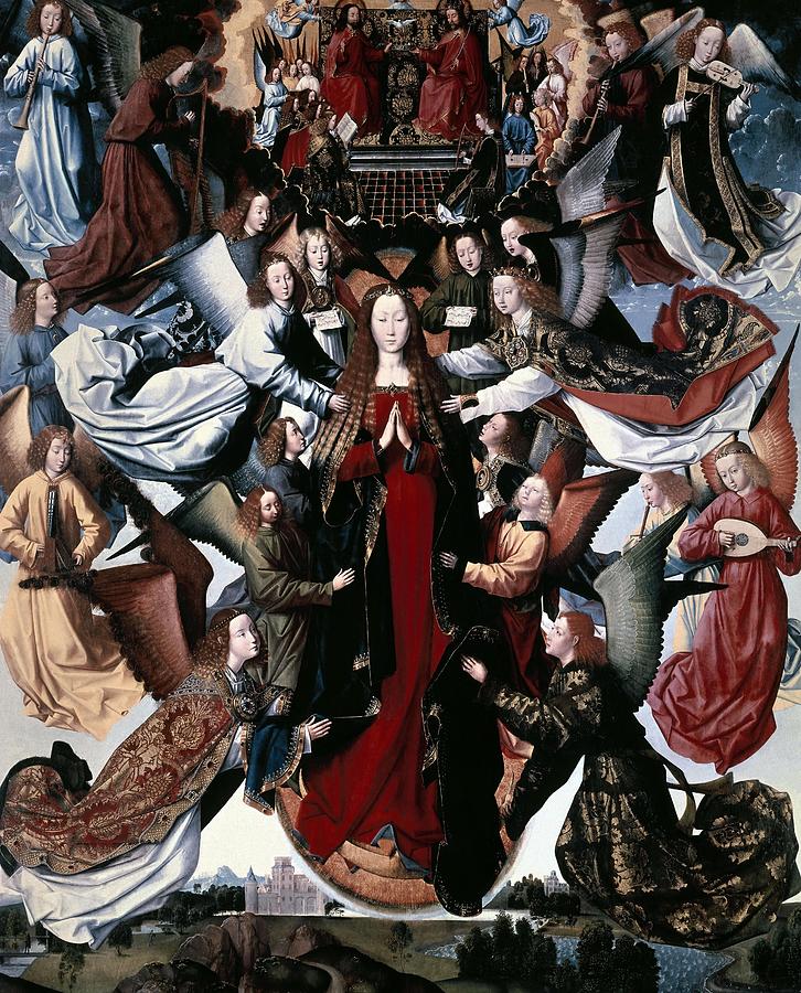 Master of the Saint Lucy Legend Mary, Queen of Heaven, 1485/1500. National Gallery of Art. Painting by Master of the Saint Lucy Legend