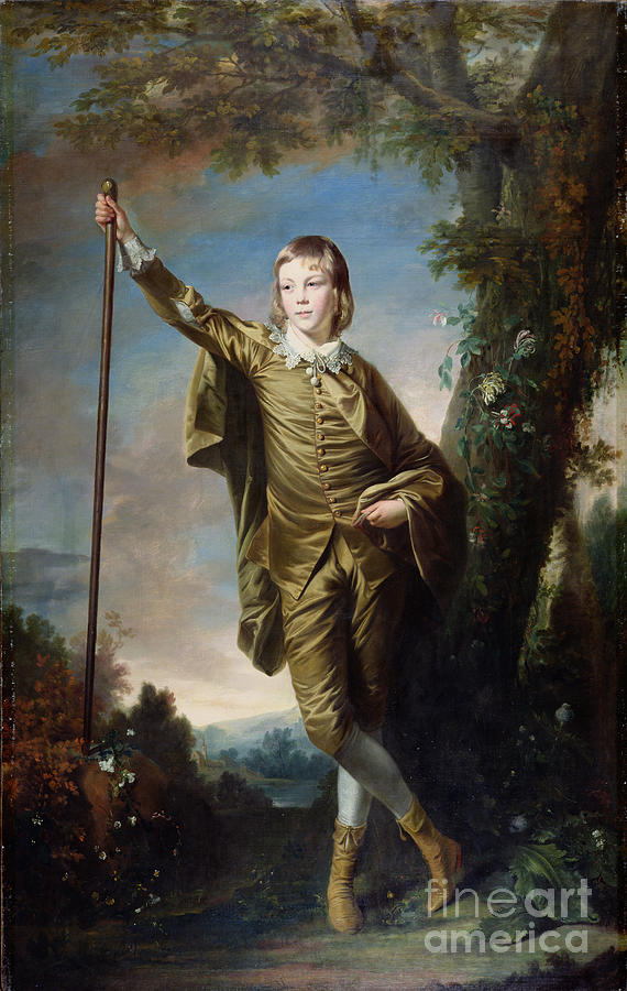 Joshua Reynolds Painting - Master Thomas Lister by Joshua Reynolds