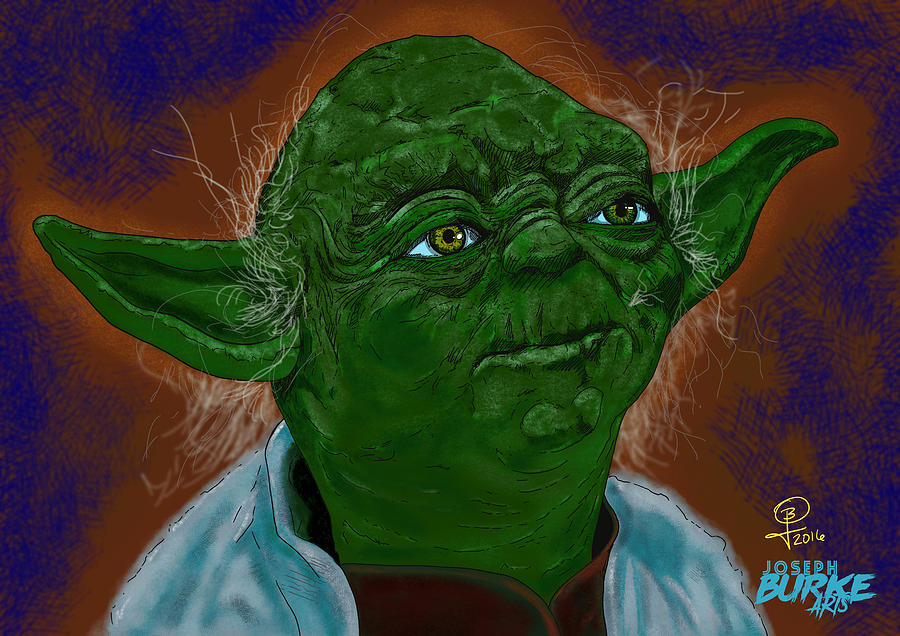 Yoda Digital Art - Master Yoda by Joseph Burke