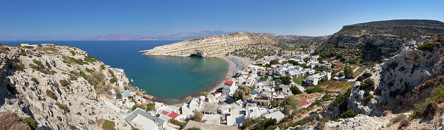 Matala Bay, Crete Photograph by Saro17 Matala Bay, Crete Photograph by Saro17