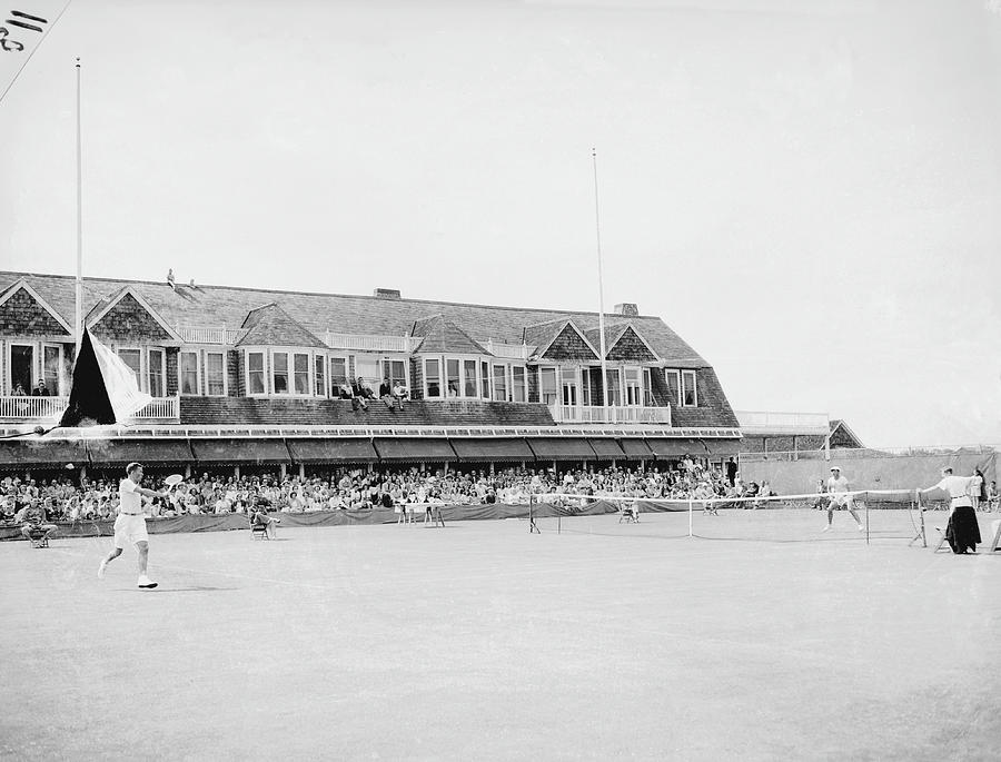 Match At The Meadow Club Photograph by Bert Morgan