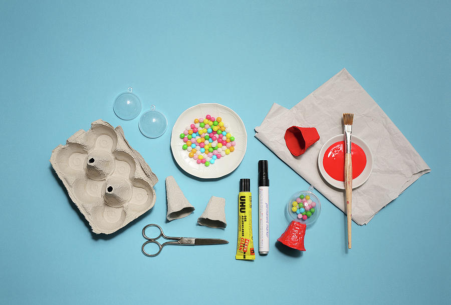 Materials For Making Miniature Bubblegum Machine Decorations Photograph by Thordis Rggeberg