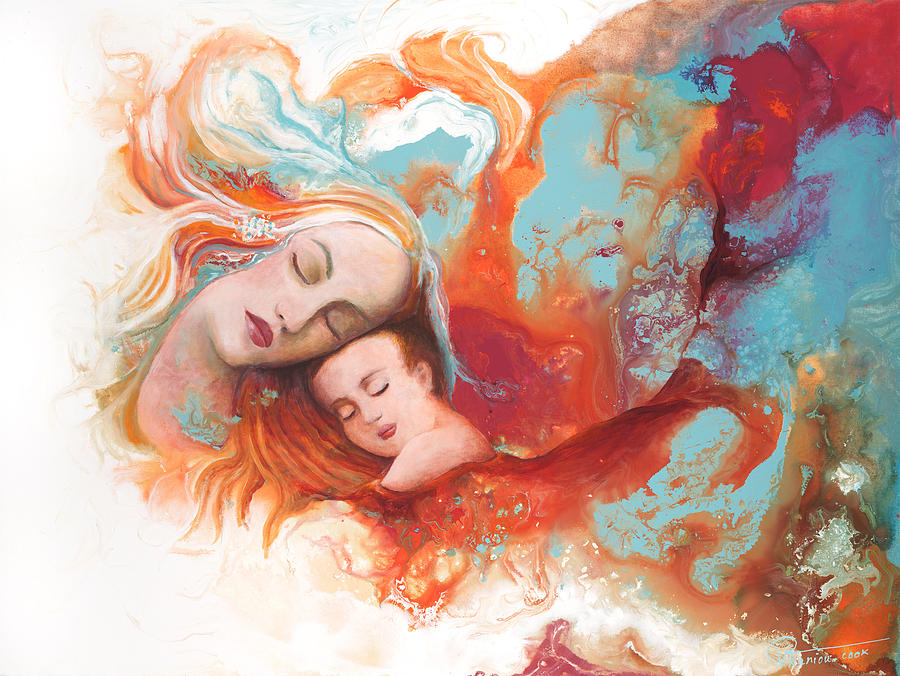 Maternity Painting by Valerie Graniou-Cook