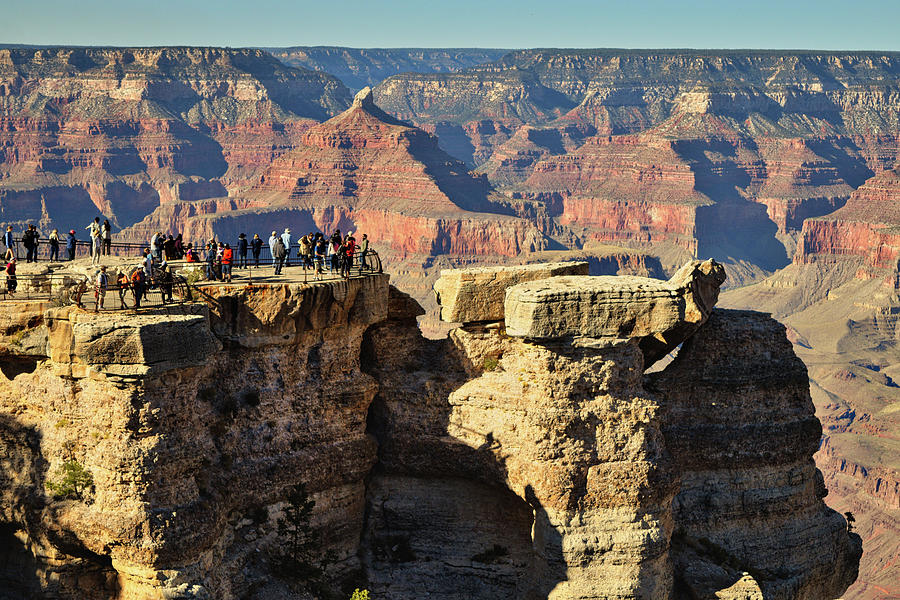 Mather Point Onlookers, Grand Canyon Photograph by Chance Kafka - Fine ...