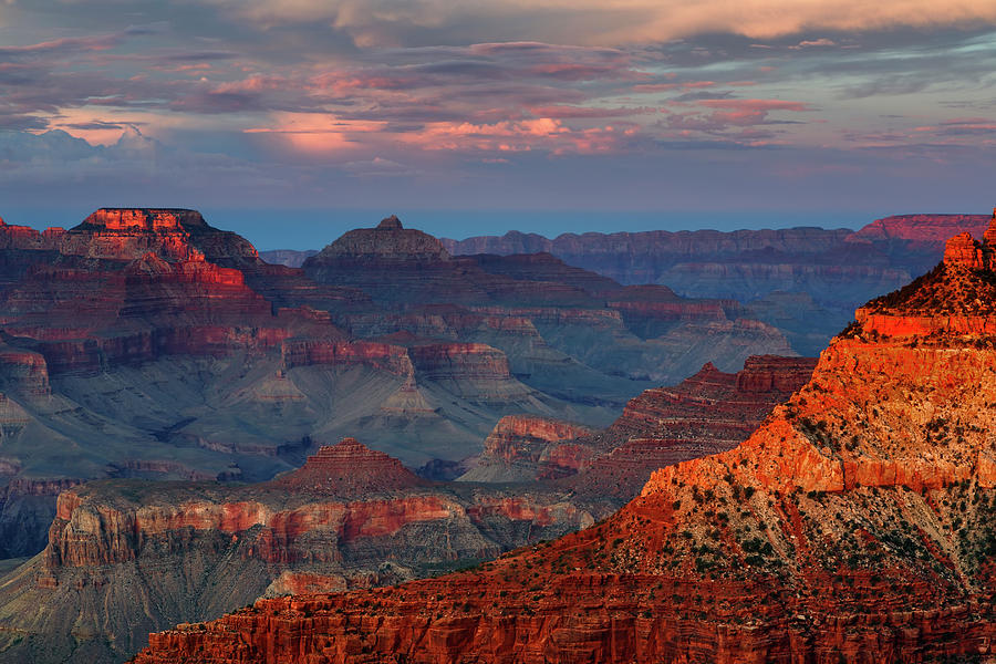 Mather Point Sunset Photograph by Don Smith