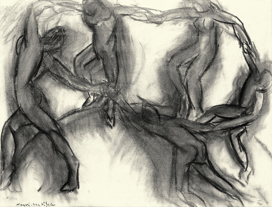 Holding Hands Mixed Media - Matisse La Danse by Portfolio Arts Group