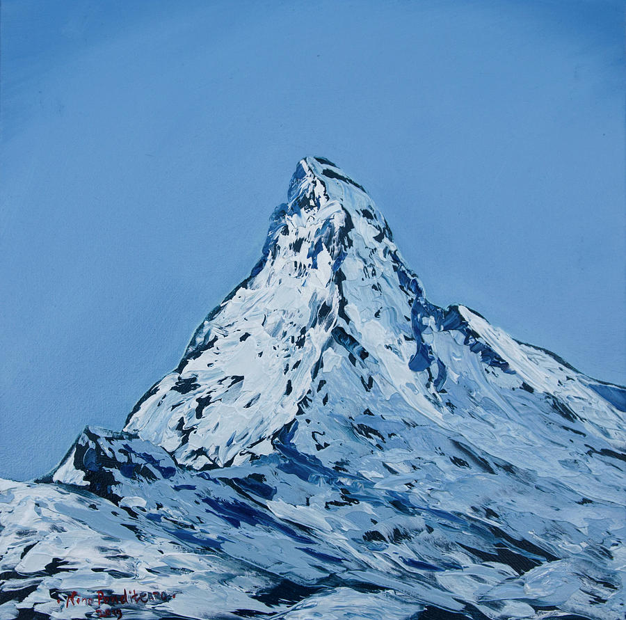 Matterhorn Painting - Matterhorn. Zermatt  by Nino Ponditerra