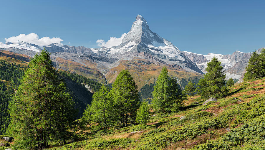 Matterhorn, Zermatt, Switzerland Digital Art by Rainer Mirau
