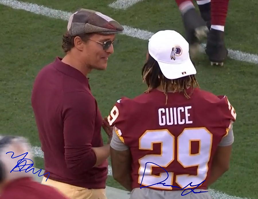 Matthew McConaughey Derrius Guice by Paul Van Scott Matthew McConaughey Derrius Guice by Paul Van Scott
